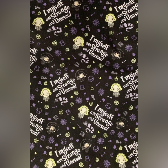 Beetlejuice printed cotton fabric - Picture 2 of 4